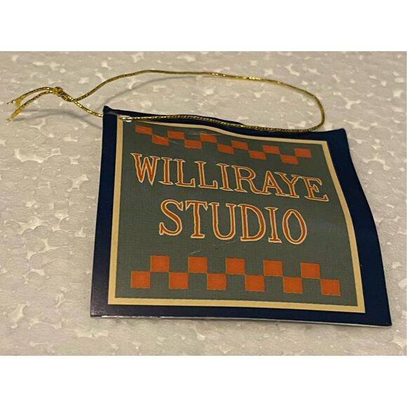 Williraye Studio 2006 “Tree for Me” Winter Snowman Wagon Dog Bells Birds WW2576 - Picture 5 of 15